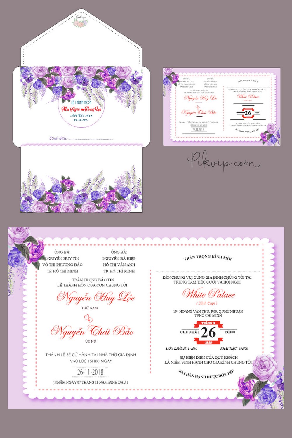 Mẫu thiệp cưới đẹp 26  Wedding Invitation file CDR  Diễn đàn chia sẻ  file thiết kế đồ họa miễn phí