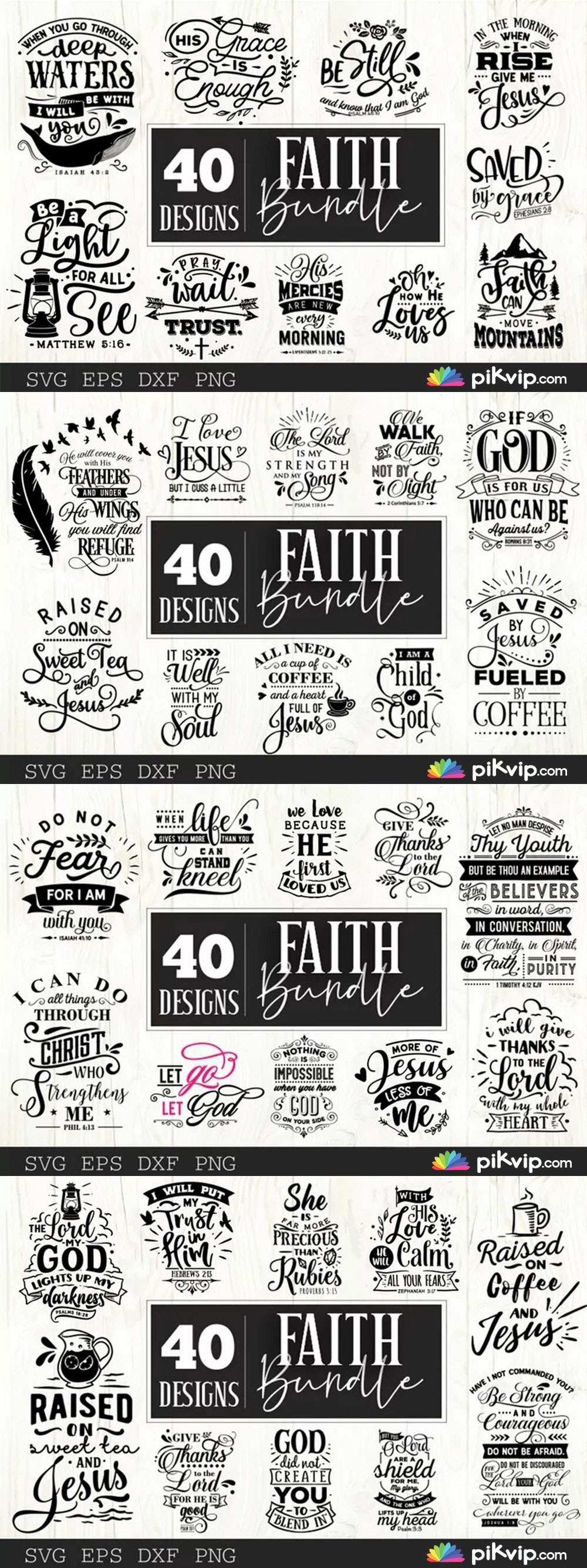 Faith Bundle 40 designs